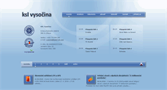 Desktop Screenshot of ksl-vysocina.cz