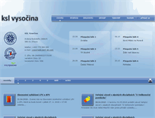 Tablet Screenshot of ksl-vysocina.cz